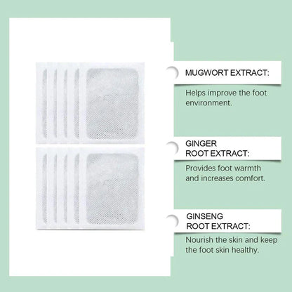 100% Merbal & Fat Loss Detox Foot Pads (1 BOX = 10 PATCHES)